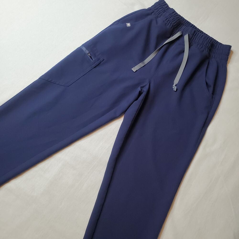 Figs Women's Size XS Zamora Jogger Scrub Pants Blue W20SW2028
